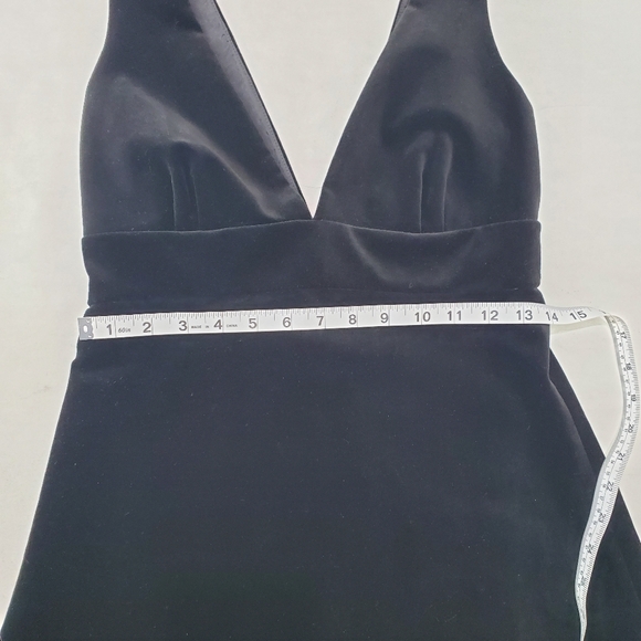 J. Crew Rich Black Velvet Fit & Flare Dress 4 NWT Holiday Party New Year's Eve - Picture 8 of 10